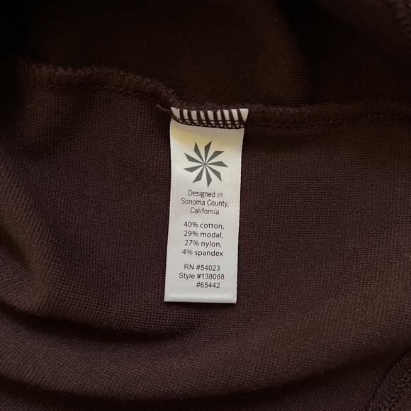 Athleta WINTER Dress Womens S HEAVY Casual Ponte Knit Stretch Long Sleeve Zip - Picture 7 of 10